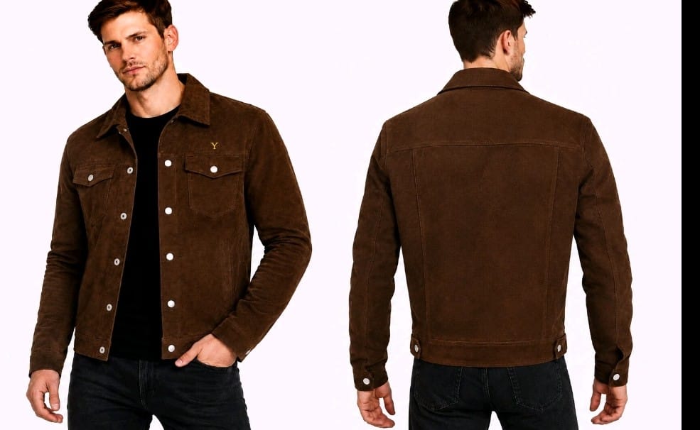 Yellowstone Brown Suede Leather Jacket