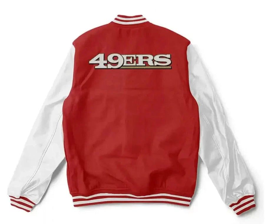 Men's San Francisco 49ers Inspired 80's Varsity Jacket