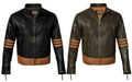 X-Men Wolverine Logan Inspired Real Lambskin Leather Biker Jacket