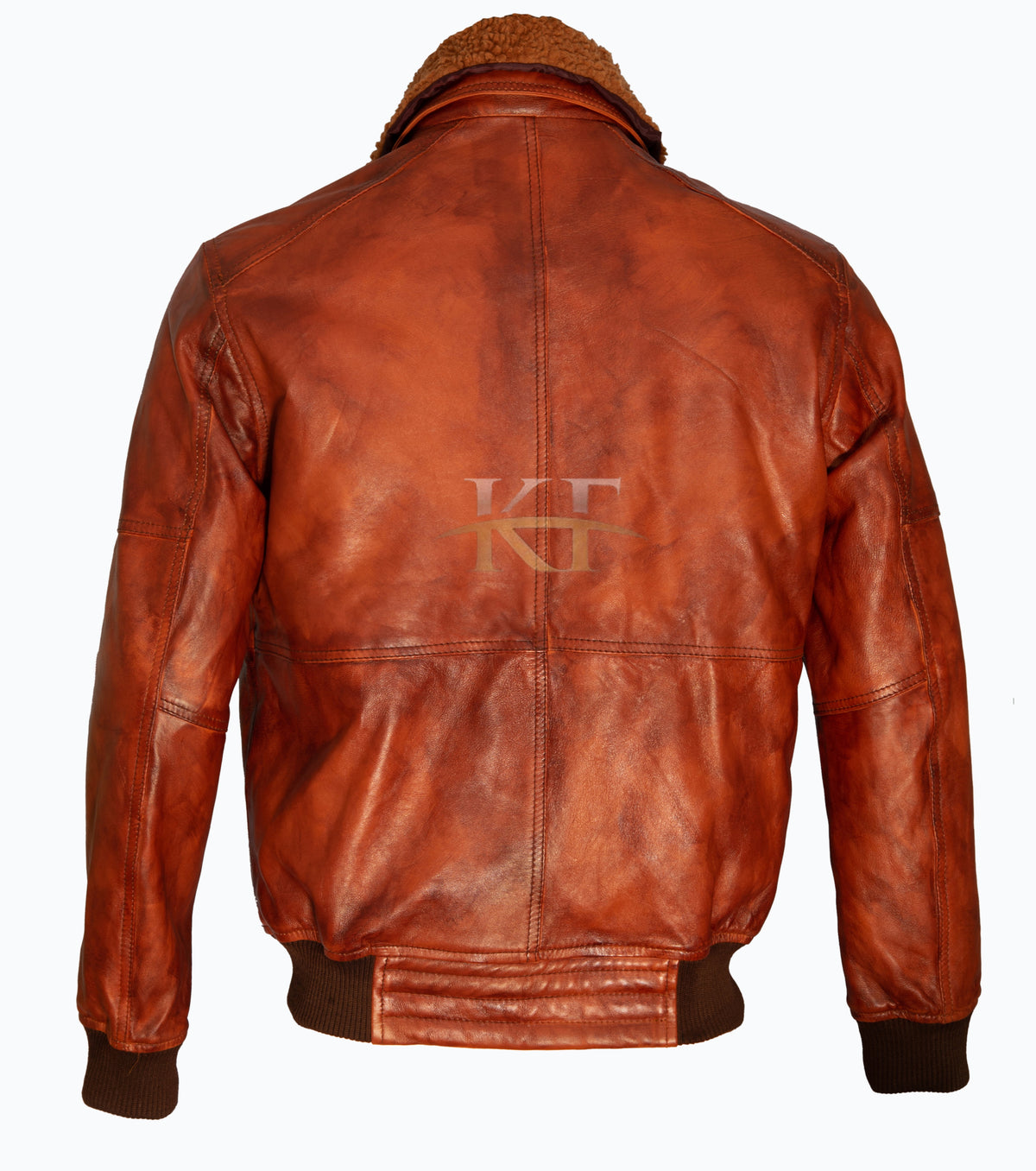 Aviator G-1 Flight Bomber Jacket – Soft Leather, Removable Fur Collar