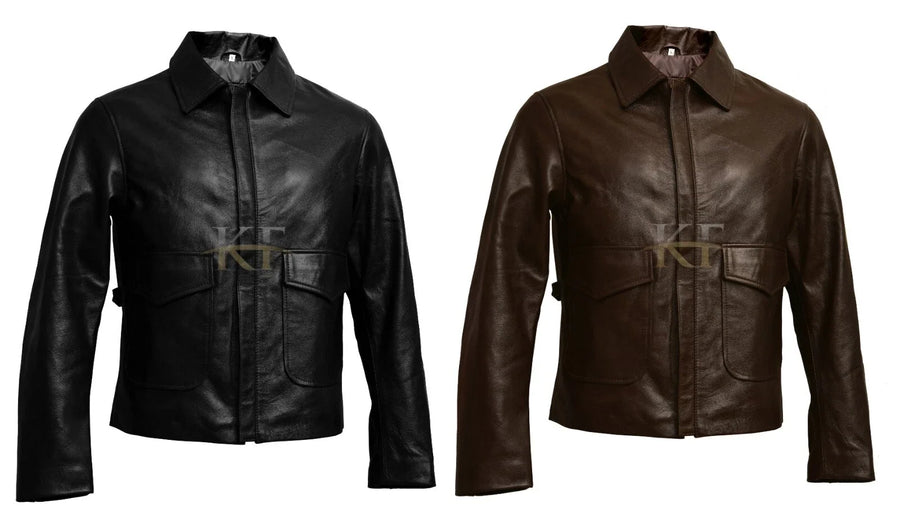 Indiana Jones Lost Ark Inspired Genuine Leather Rider Jacket