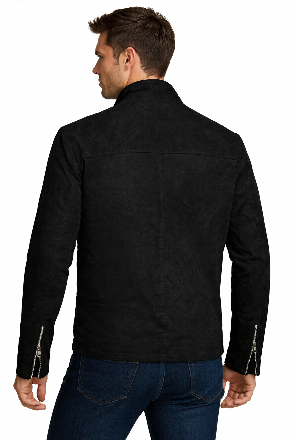JAMES BOND SPECTRE BROWN BLOUSON MOROCCO REAL SUEDE LEATHER JACKET