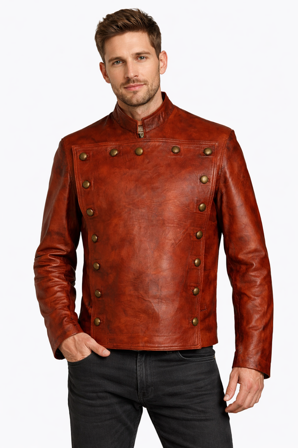 Cliff Secord The Rocketeer Inspired Tan Brown Real Leather Jacket
