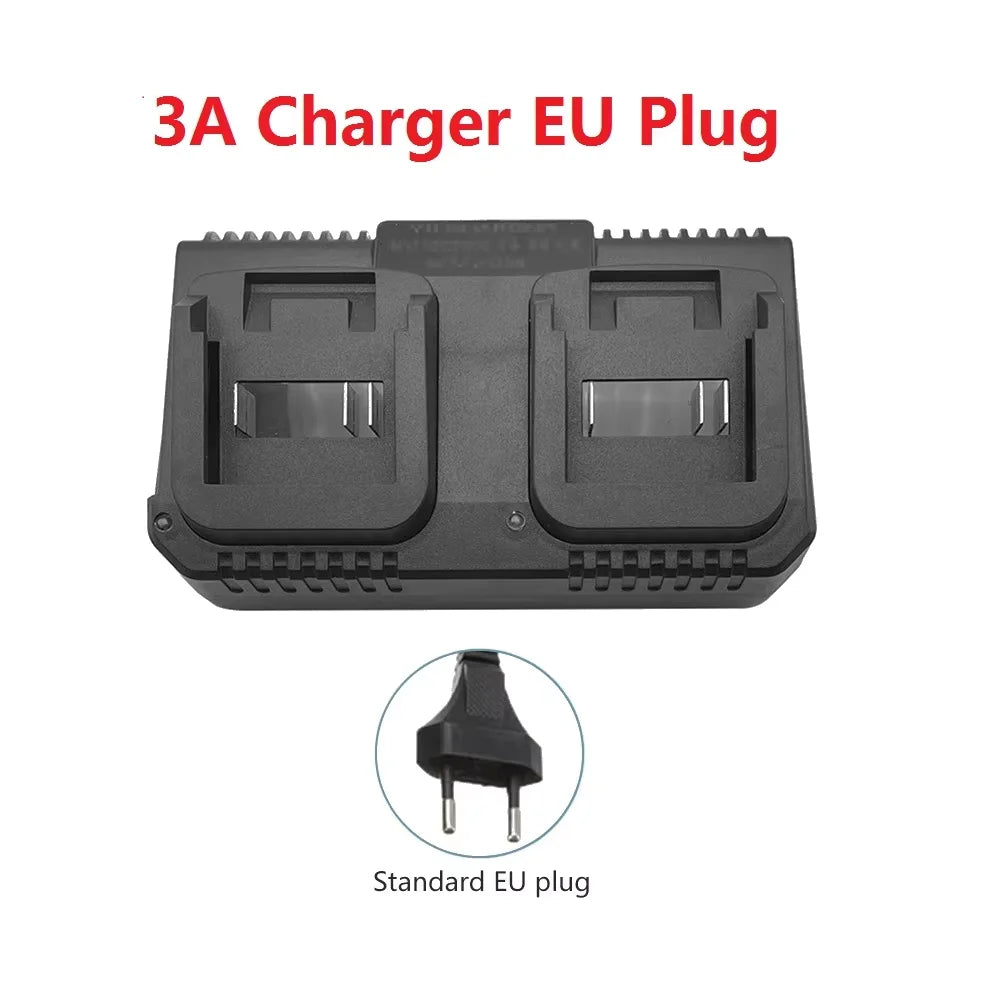 18V 21V 2A/3A Lithium Battery Charger For Makita Electric Drill Polishing Machine Lawn Mower Car Wash Machine Battery Adapter
