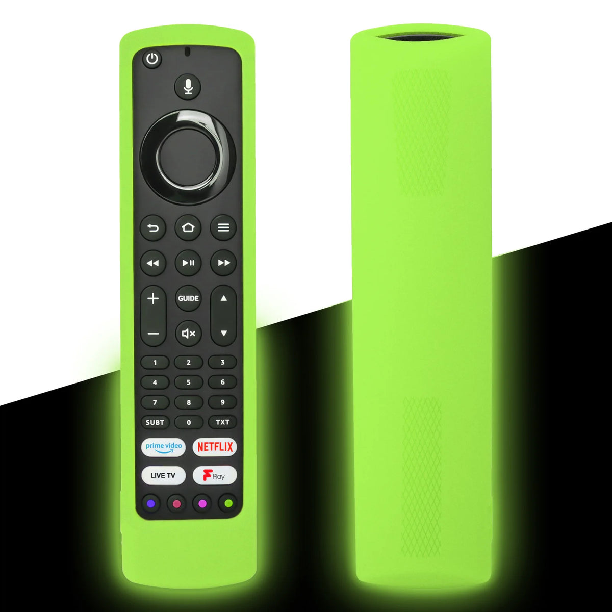 Silicone Remote Control Cover with Lanyard – Protective TV Remote Case (Check Remote Model)