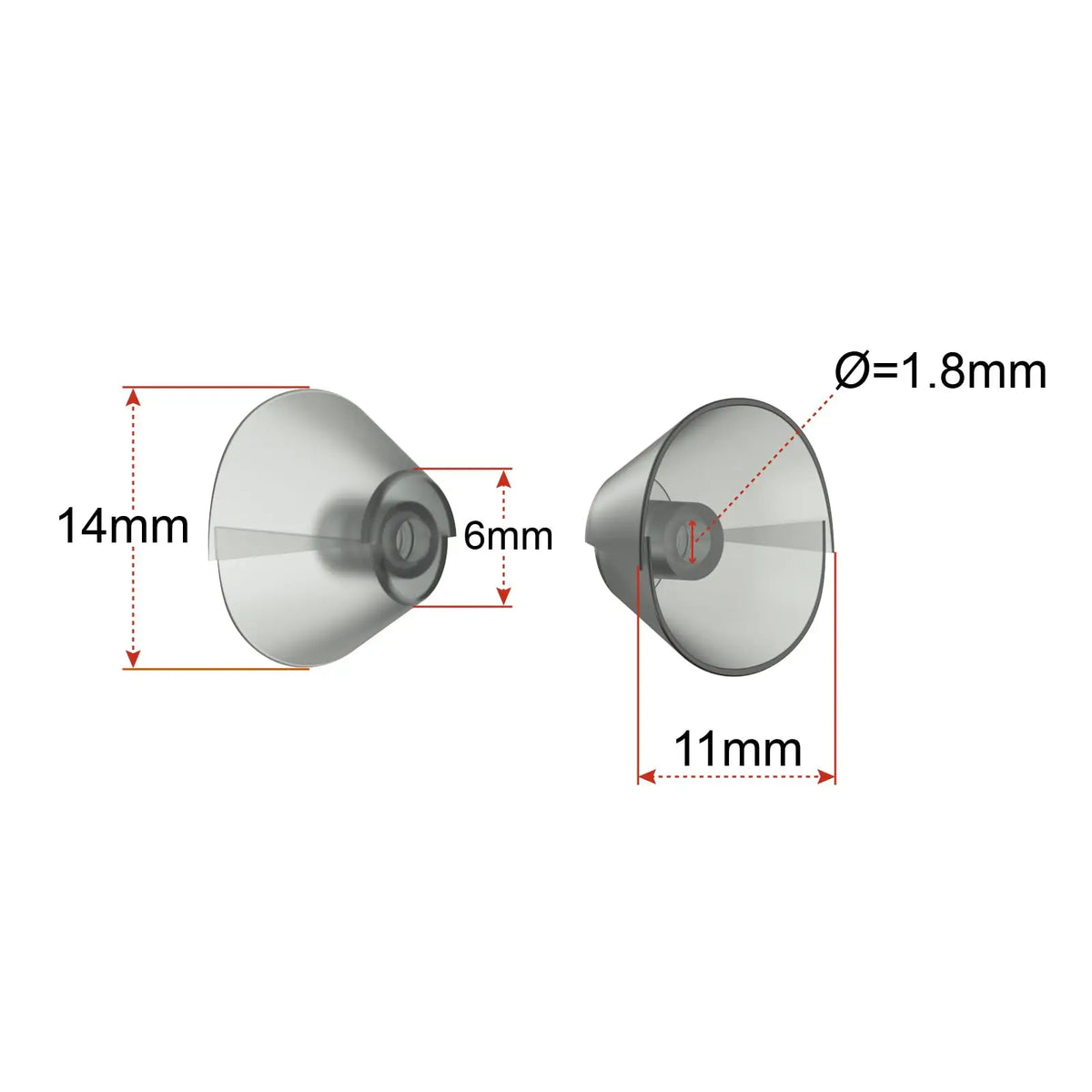 Tulip Ear Tips for Compatible Hearing Aids – SureFit Style