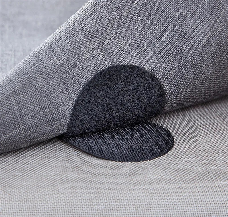 Self-adhesive hook and loop fastener dots, image 5