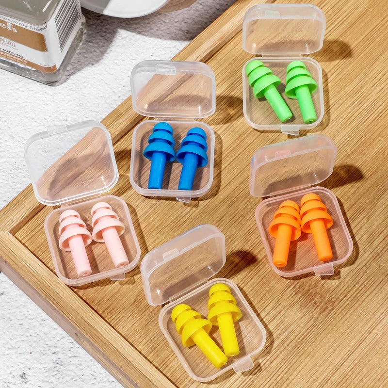 Soft colorful earplugs, image 2
