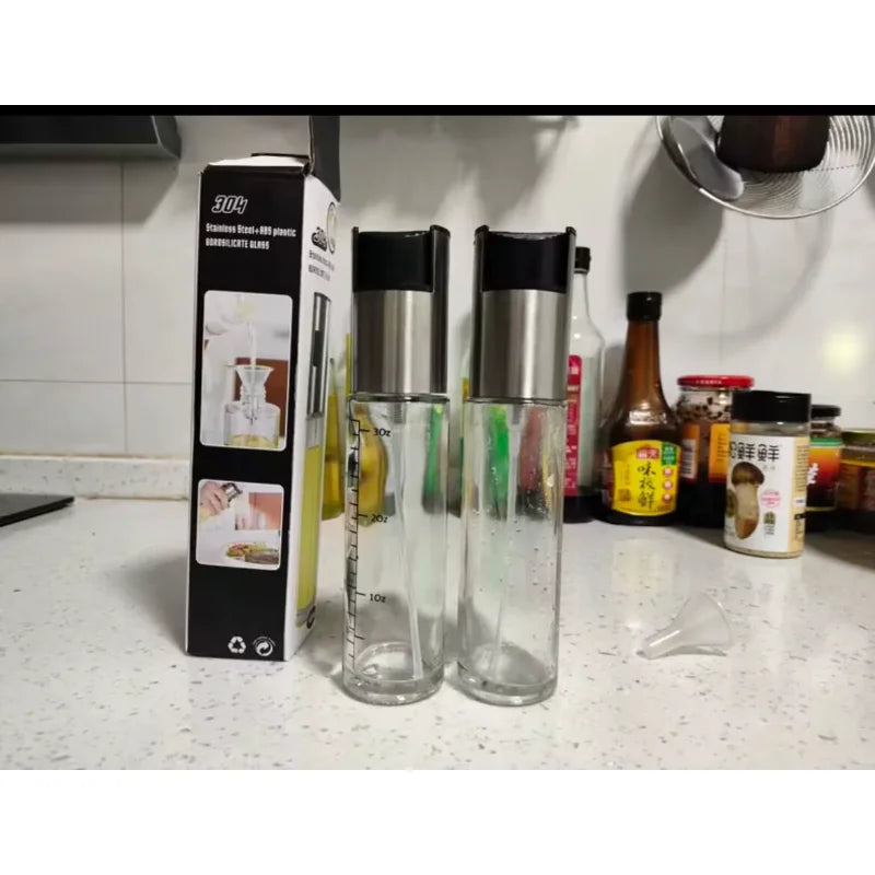 100ml Manual Oil Sprayer Bottle for Cooking, Olive Oil and Vinegar