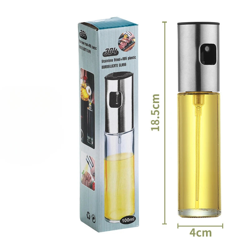 100ml Manual Oil Sprayer Bottle for Cooking, Olive Oil and Vinegar