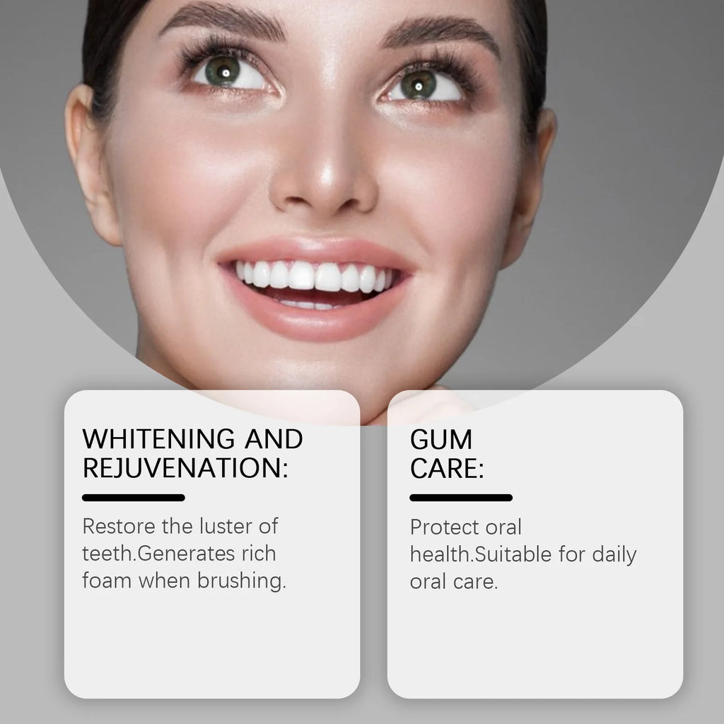 Teeth Whitening Tooth Powder for Adults, Daily Oral Care and Fresh Breath