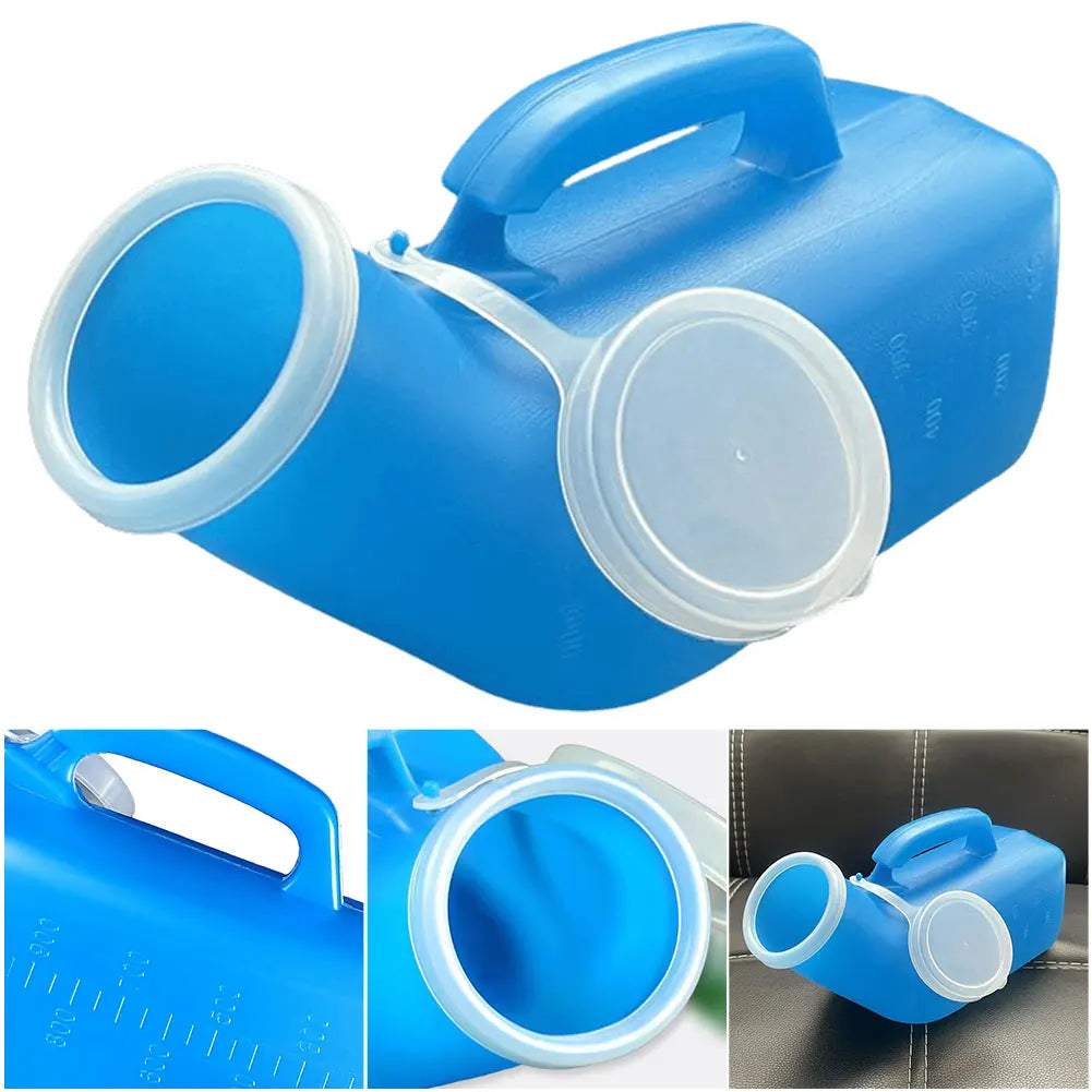 Portable Male Urinal Bottle with Lid – 1200 mL