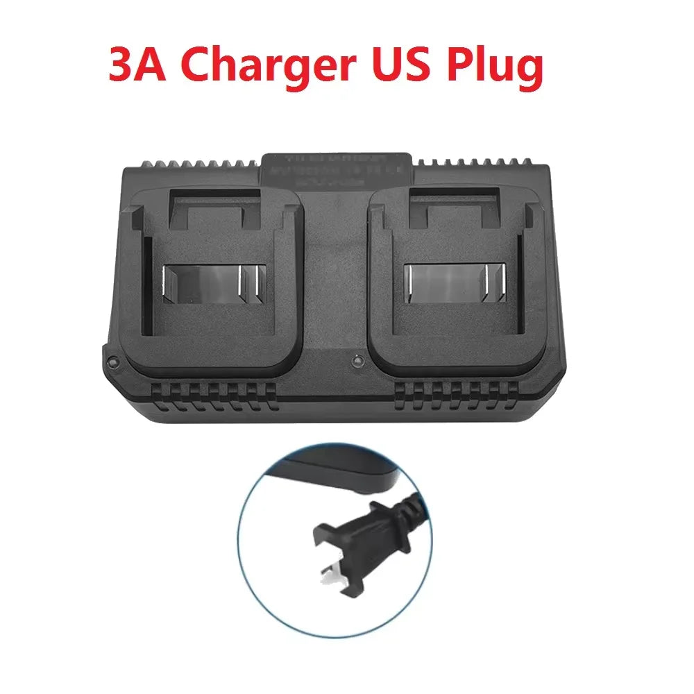 18V 21V 2A/3A Lithium Battery Charger For Makita Electric Drill Polishing Machine Lawn Mower Car Wash Machine Battery Adapter
