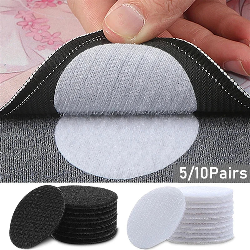 Self-adhesive hook and loop fastener dots, image 3