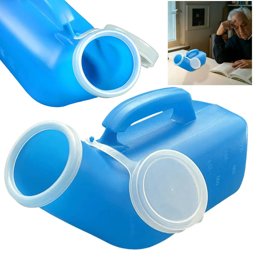Portable Male Urinal Bottle with Lid – 1200 mL