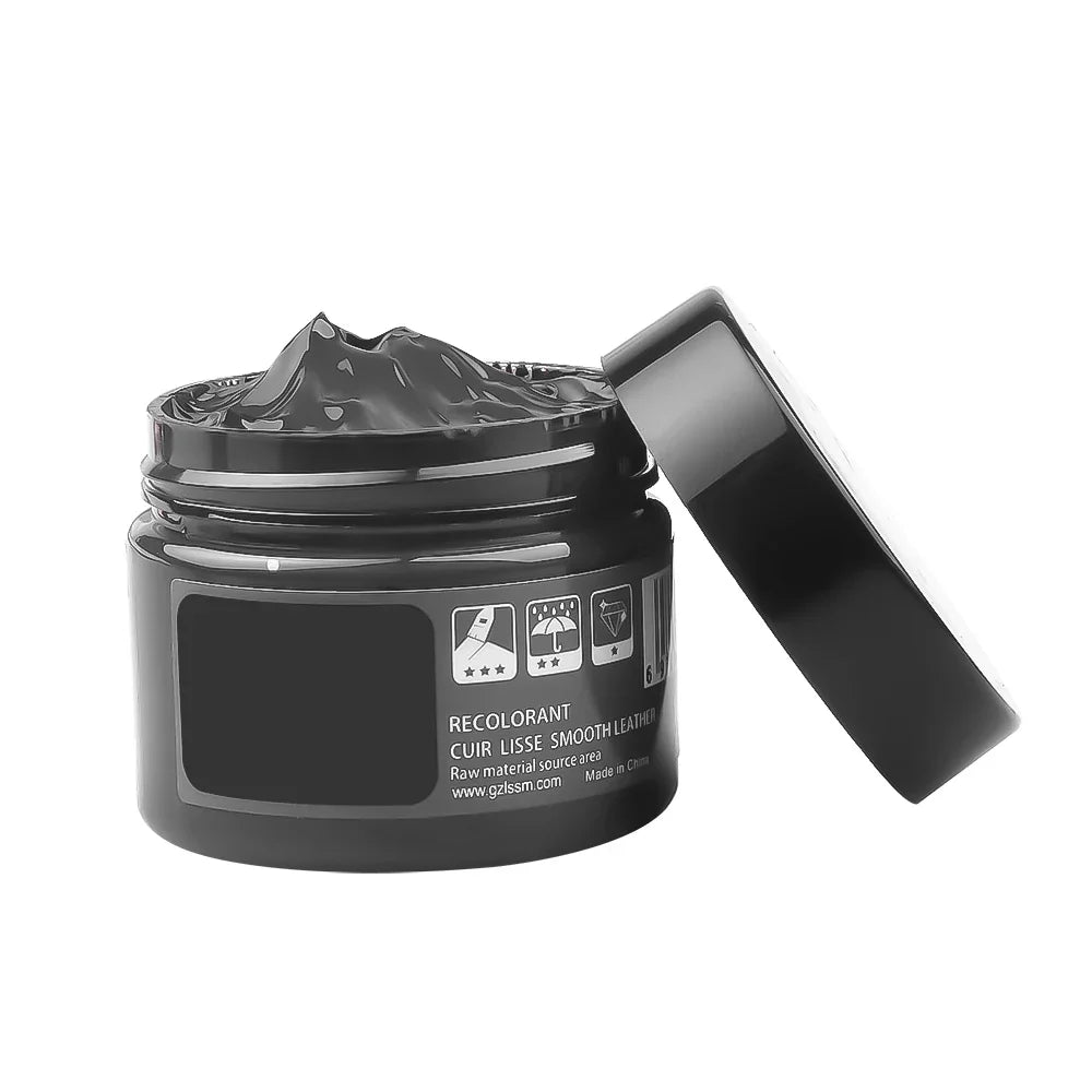 Leather Recoloring Repair Balm, 50ml, for Car Seats, Shoes and Sofas