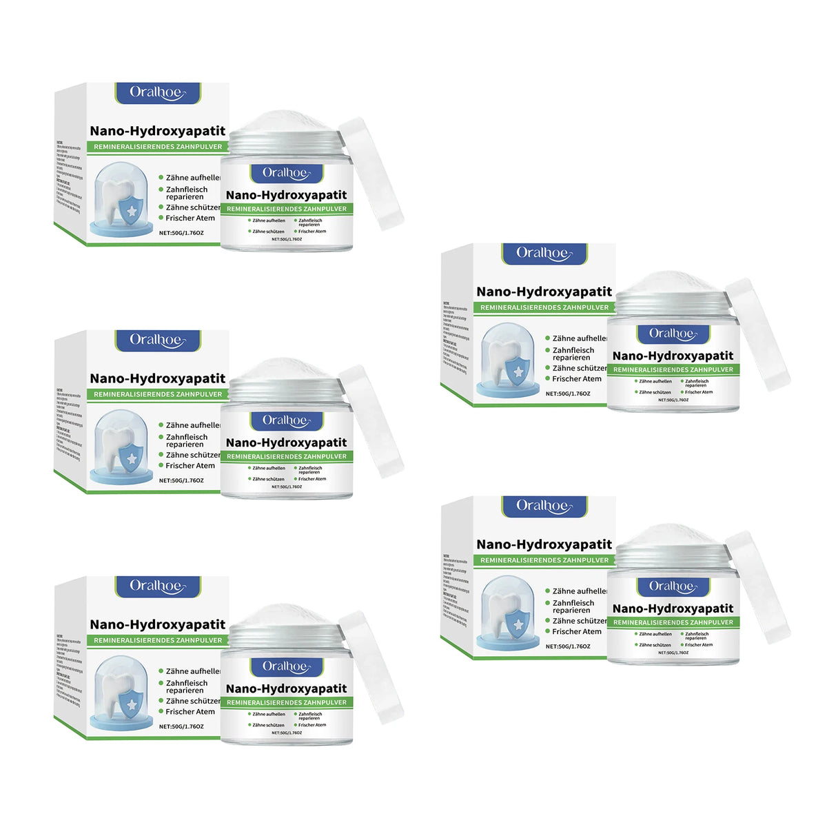 Teeth Whitening Tooth Powder for Adults, Daily Oral Care and Fresh Breath