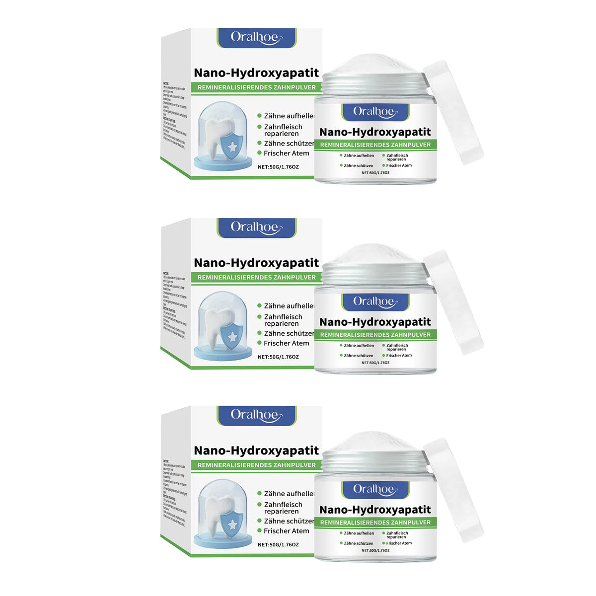 Teeth Whitening Tooth Powder for Adults, Daily Oral Care and Fresh Breath