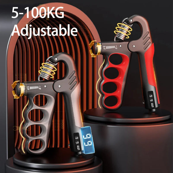 Adjustable Hand Grip Strengthener – Finger & Forearm Trainer