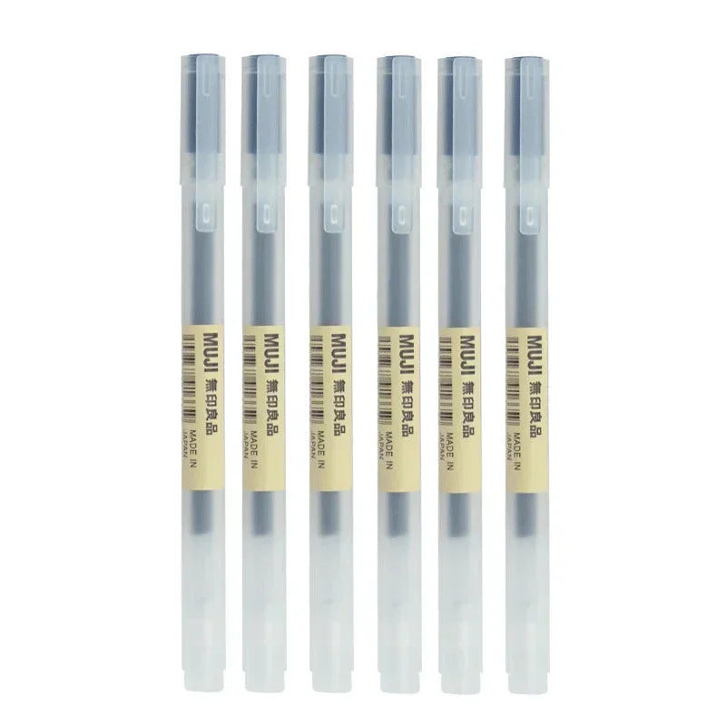 Gel pen set in black, red and blue ink