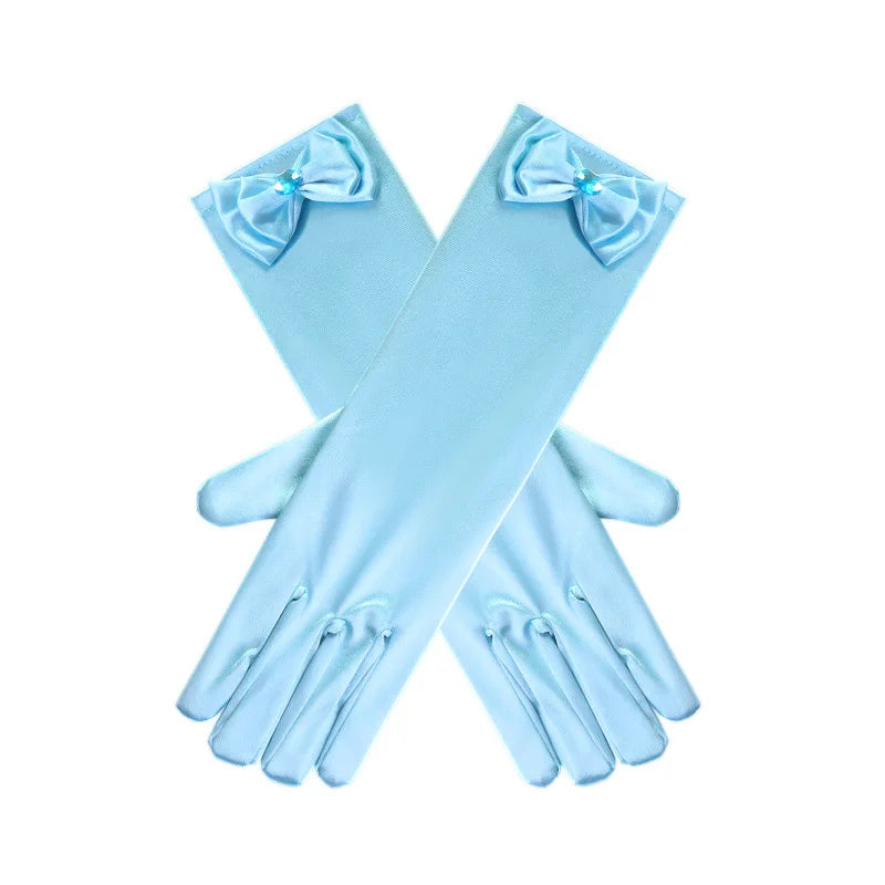 Kids princess party gloves