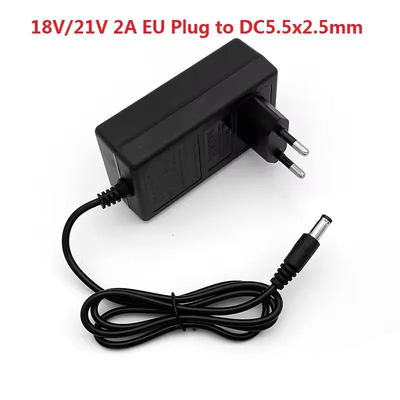 18V 21V 2A/3A Lithium Battery Charger For Makita Electric Drill Polishing Machine Lawn Mower Car Wash Machine Battery Adapter