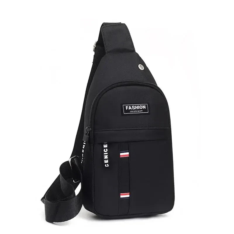 Fashionable and Trendy Lightweight Single Minimalist Shoulder Crossbody Bag for Men with Large Capacity for Leisure and Sports