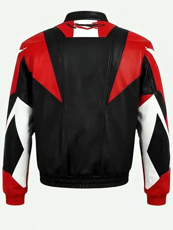 It's fifa red and white leather jacket