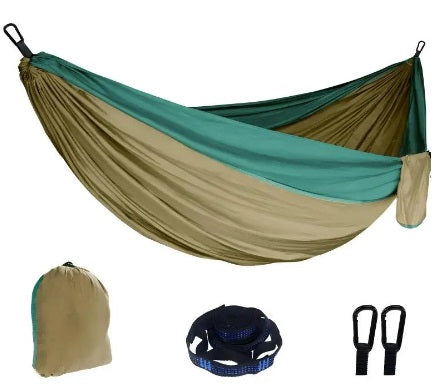 Portable Nylon Camping Hammock – Single or Double for Travel & Hiking