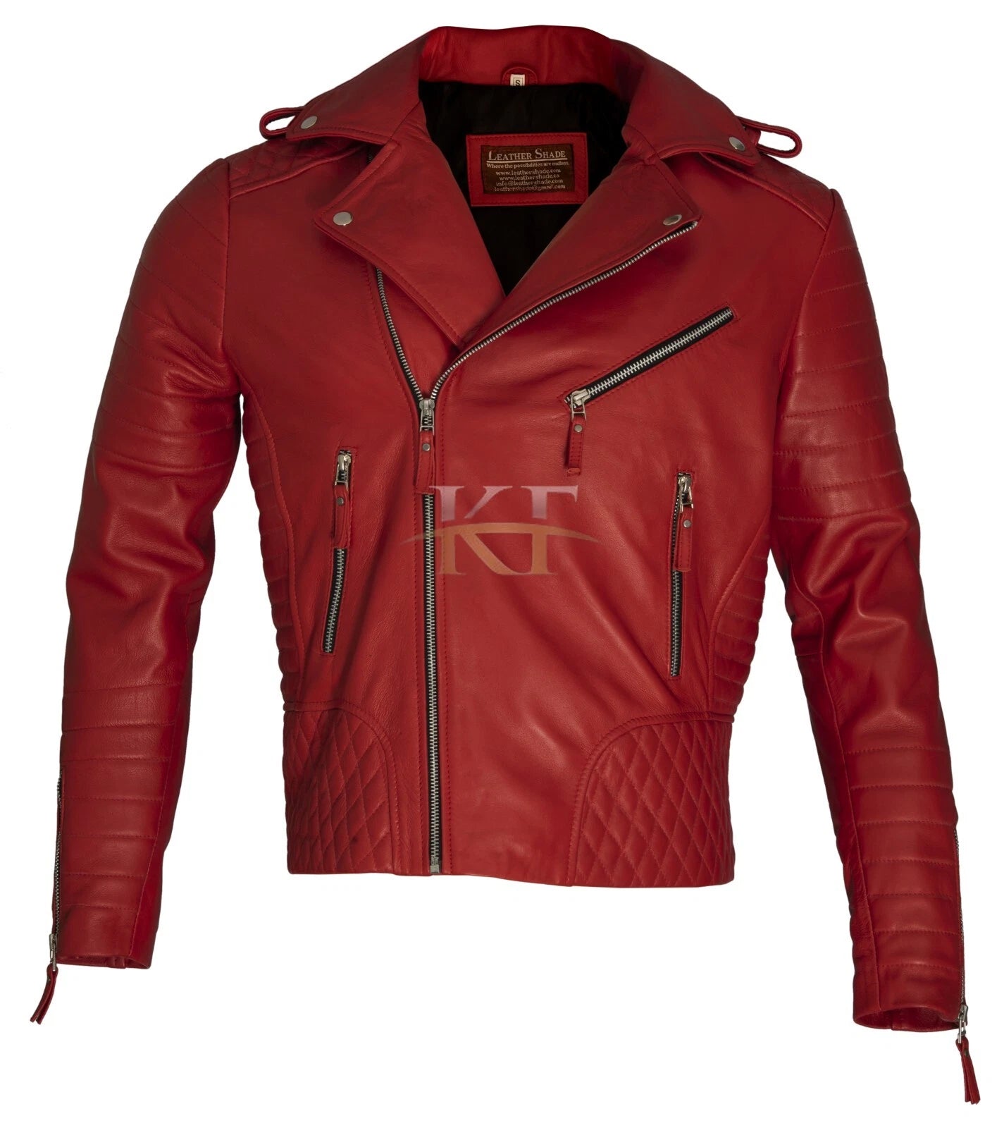 UK Mens Vintage Cafe Racer Black Brown Leather Casual Slim Fit Real Biker Jacket
