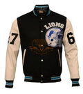 Axel Foley Beverly Hills Cop Inspired Detroit Lions Varsity Jacket