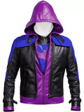 Batman Arkham Knight Inspired Black Leather Jacket & Vest Combo