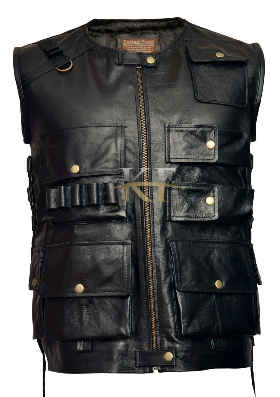 Men's WWE Shiled Roman Reigns Leather Vest
