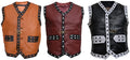 The Warriors Movie Real Leather Vest/Jacket Sheep Skin Gun Pocket Soft Leather