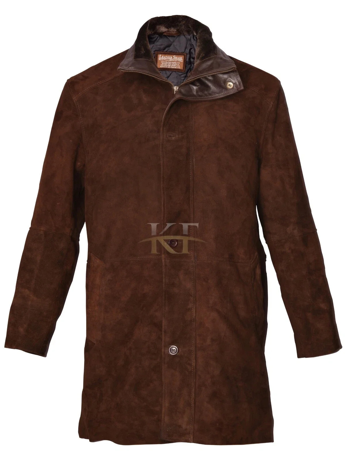Longmire Sheriff Walt Inspired Genuine Suede Leather Coat Jacket for Men