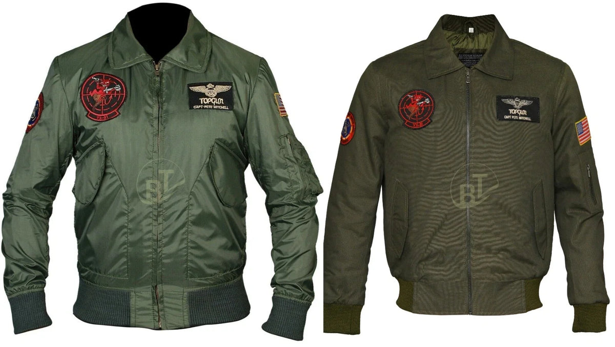 Top Gun Maverick Tom Cruise Flight Bomber Jacket Jet Pilot Cotton Jacket UK, US