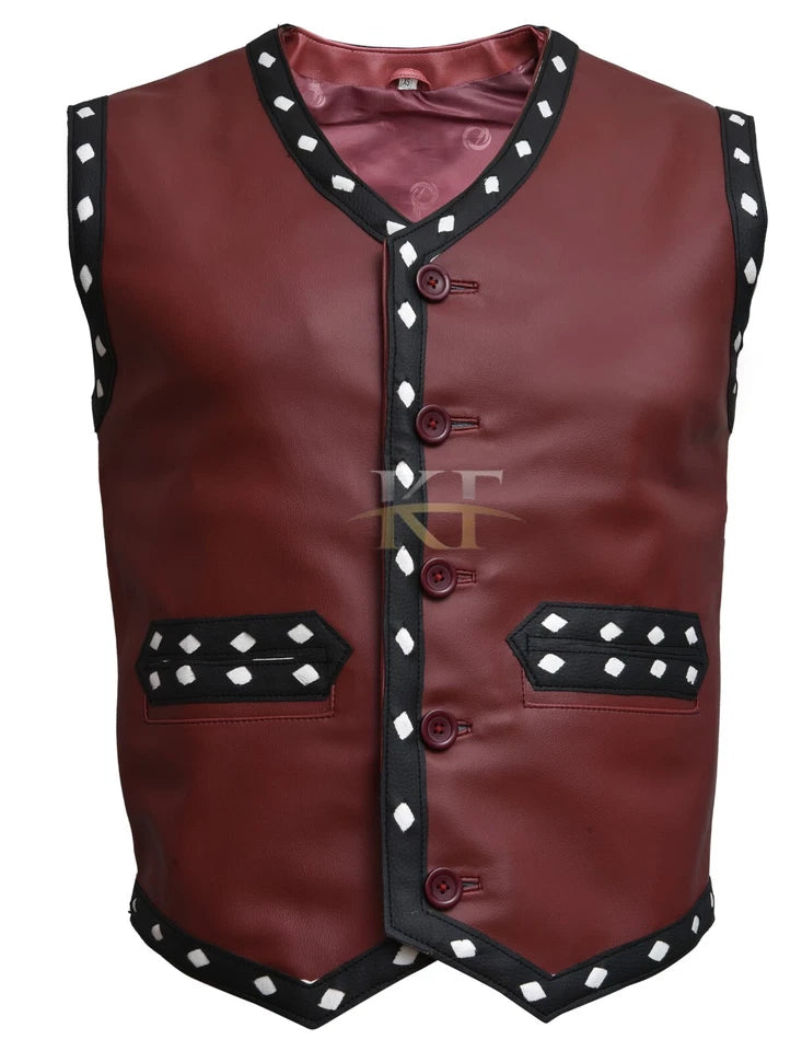 The Warriors Movie Real Leather Vest/Jacket Sheep Skin Gun Pocket Soft Leather