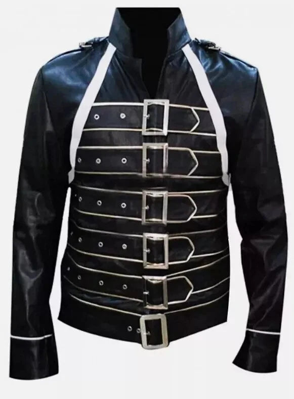 Freddie Mercury Yellow and All Colors Wembley Leather Jacket Costume